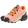 Salomon Speedcross 5 Trail Running Shoes for Women, Blooming Dahlia/Black/Vibrant Orange, 6, Blooming Dahlia/Black/Vibrant Orange, 6