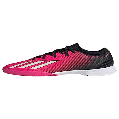 adidas X Speedportal.3 Youth Indoor Shoes, Pink/Black/White, 5.5 US