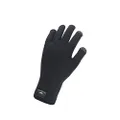 SEALSKINZ Unisex Waterproof All Weather Ultra Grip Knitted Glove, Black, Small