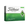 Titleist Velocity Golf Balls, Matte Green, (One Dozen) (T8425S-M)
