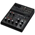 Yamaha AG06MK2 B Live Streaming Mixer, 6 Channels, Black