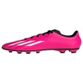 adidas Unisex-Child X Speedportal.4 Flexible Ground Soccer Shoe, Team Shock Pink/White/Black, 3 US