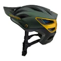 Troy Lee Designs A3 Uno Adult Mountain Bike Helmet MIPS EPP EPS Premium Lightweight 16 Vents 3-Way Adjustable Detachable Visor All Mountain Enduro, Gravel, Trail, BMX, Off-Road MTB (Green, XS/SM)