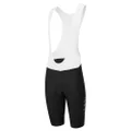 LE COL Women’s Pro Bib Shorts II | Padded Chamois Cycling Shorts | Lightweight Breathable Bike Pants | XS - XL, Black / White, Medium