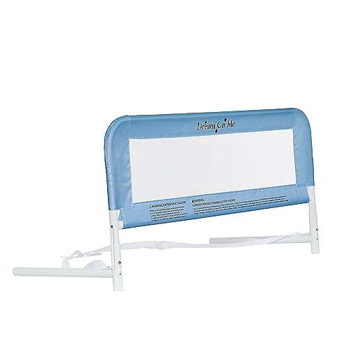 Dream On Me Mesh Security Crib Rail, Blue
