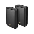 ASUS ZenWiFi XT9 AX7800 Tri-Band WiFi6 Mesh WiFiSystem (2Pack), 802.11ax, up to 5700 sq ft & 6+ Rooms, AiMesh, Lifetime Free Internet Security, Parental Controls, 2.5G WAN Port, UNII 4, Charcoal