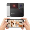 Petcube Play 2 Wi-Fi Pet Camera with Laser Toy for Cats & Dogs, 1080P HD Video, 160° Full-Room View, 2-Way Audio, Sound/Motion Alerts, Night Vision, Pet Monitoring App