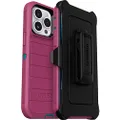 Otterbox Defender Series Screenless Edition Case for iPhone 14 Pro Max (Only) - Holster Clip Included - Microbial Defense Protection - Non-Retail Packaging - Canyon Sun (Pink)