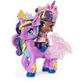 Hatchimals Pixies Riders, Moonlight Mia Pixie and Unicornix Glider Set with Mystery Feature