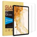SPARIN 2 Pack Screen Protector for Samsung Galaxy Tab S9 Plus 2023/Tab S7 FE 5G/Tab S8 Plus/Tab S7 Plus (12.4 Inch), Case Friendly, Tempered Glass S Pen Compatible