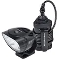 Light & Motion's Seca Race Bike light, 2000 lumens for 90 minutes, excels at night trail riding. This light has it all - power down the trail with a tailored beam that lights the turns with ease.