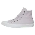 Converse Women's Chuck Taylor All Star Plaid High Top Sneaker, Barely Rose/Vintage White, 5