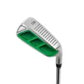 MAZEL Golf Pitching & Chipper Wedge,Right Handed,35,45,55 Degree Available for Men & Women,Improve Your Short Game (Right, Stainless Steel (Green Head), Regular, 60)
