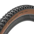 Pirelli Cinturato Gravel M Bike Tire, Mixed Gravel/Compact to Unstable, Tubeless Ready Clincher TLR, Extra Grip, Advanced Puncture/Cut Protect, (1) Tire/Classic Tan650 x 50