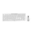 CHERRY Stream Desktop Recharge Keyboard and Mouse Wireless Combo (White)