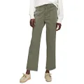 GAP Women's High Rise Girlfriend Utility Khaki Chino Pants, Mesculen Green, 6 Short