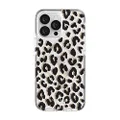 Kate Spade New York Defensive Hardshell Case Compatible with MagSafe for Apple iPhone 14 Pro Max - Glitter Leopard [KSIPH-241-GLGB]