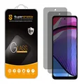 Supershieldz (2 Pack) (Privacy) Anti Spy Screen Protector Designed for Motorola Moto G 5G (2023), Tempered Glass, Anti Scratch, Bubble Free
