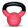 GYMENIST Kettlebell Fitness Iron Weights with Neoprene Coating Around The Bottom Half of The Metal Kettle Bell (10 LB)