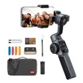 Zhiyun Smooth 5S Combo Professional Gimbal Stabilizer for Smartphone, Handheld 3-Axis Phone Gimbal, Portable Stabilizer Compatible with iPhone and Android - Gray
