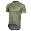PEARL IZUMI Elite Pursuit Graphic Jersey, Willow/Forest Stripe, Small