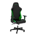 RESPAWN 110 Ergonomic Gaming Chair - Racing Style High Back PC Computer Desk Office Chair - 360 Swivel, Integrated Headrest, 135 Degree Recline with Adjustable Tilt Tension & Angle Lock - 2023 Green