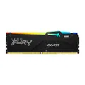 Kingston Fury Beast 32GB 6000MT/s DDR5 CL40 RGB Desktop Memory Single Module | Infrared Syncing | Intel XMP | Plug N Play | KF560C40BBA-32