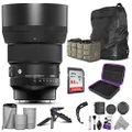 Sigma 85mm f/1.4 DG DN Art Lens for Sony E Mount with Altura Photo Advanced Accessory and Travel Bundle