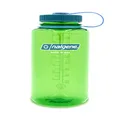 Nalgene Sustain Tritan BPA-Free Water Bottle Made with Material Derived from 50% Plastic Waste, 32 OZ, Wide Mouth, Parrott Green