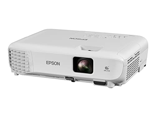 Epson EB-E01 3LCD, 3300 Lumens, Easy Alignment, Up to 18 years Lamp Life, Portable XGA Projector - White