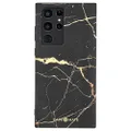 Case-Mate - BLOX - Rectangular Case for Samsung Galaxy S22 Ultra - Slim - Lightweight - 10 Foot Drop Protection - 6.8 Inch - Black Gold Marble