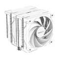 DEEPCOOL AK620 WH High-Performance CPU Cooler, Dual-Tower Design, 2X 120mm Fluid Dynamic Bearing Fans, 6 Copper Heat Pipes, 260W Heat Dissipation, White