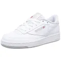 Reebok Club C 85 Sneakers (AVL59), Footwear White/Footwear White/Pure Grey (FZ6011), 7.5 US