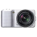 Sony Alpha NEX-3 Interchangeable Lens Digital Camera w/18-55mm Lens (Silver)- 14.2 Mpix