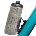Peaty's Fidlock Lockin Magnetic Bike Water Bottle & Mount, Crown/Smoked, 600 ml/ 20 oz.