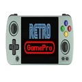 RG405M Retro Handheld Game Console , Aluminum Alloy CNC Android 12 System Support Google Play 4.0 Inch IPS Touch Screen with 128G TF Card 3172 Games (RG405M Gray)
