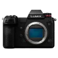 Panasonic LUMIX S1 Full Frame Mirrorless Camera with 24.2MP MOS High Resolution Sensor, L-Mount Lens Compatible, 4K HDR Video and 3.2” LCD - DC-S1BODY