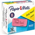 Pink Pearl Erasers, Large, 12 Count ("". 1 Box of 12 / Pink)