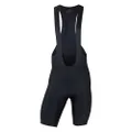 PEARL IZUMI Men's 10.5" Attack Air Bib Shorts, Breathable with Reflective Fabric, Black, Medium