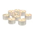 Stonebriar 50 Pack Unscented Tea Light Candles with 6-7 Hour Extended Burn Time