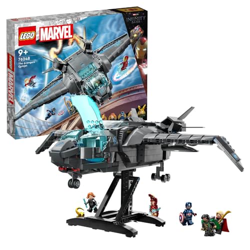 LEGO Marvel The Avengers Quinjet 76248 Building Toy Set; Avengers Aircraft with Minifigures; Gift for Kids Aged 9+ (795 Pieces)