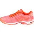 ASICS Women's Gel-Solution Speed 3 L.E Tennis Shoes, 5.5M, Flash Coral/CANTELOUPE/Apricot
