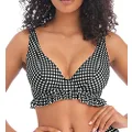 Freya Women's Check in Underwire High Apex Bikini Top (201913), Monochrome, 30FF
