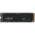 Crucial T700 2TB Gen5 NVMe M.2 SSD - Up to 12,400 MB/s - DirectStorage Enabled - CT2000T700SSD3 - Gaming, Photography, Video Editing & Design - Internal Solid State Drive, Black
