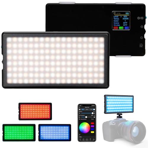 Lume Cube Panel Pro 2.0 RGB Camera Light | for Photography & Videography, fits Sony, Nikon, Canon, Panasonic, Fuji, and More | Bluetooth App, Adjustable Color, Camera Mount & Diffuser Included