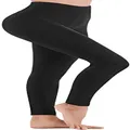 IUGA Yoga Pants with Pockets Workout Leggings for Women 4 Way Stretch Yoga Leggings with Pockets, Black, L