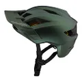 Troy Lee Designs Flowline Adult Mountain Bike Helmet MIPS EPP Lightweight Vented Adjustable Detachable Visor All Mountain Enduro, Gravel, Trail, BMX, Off-Road MTB (Forest Green, MD/LG)