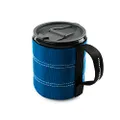 GSI Outdoors Insulated Infinity Backpacker Mug for Camping, Sturdy and Lightweight, Blue, 17 fl oz