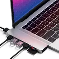 Satechi Aluminum Type-C Pro Hub Adapter with USB-C PD (40 Gbps), 4K HDMI, USB-C Data, SD/Micro Card Reader, USB 3.0 - Compatible with 2021 MacBook Pro M1 Pro&Max, 2020 MacBook Air/Pro M1 (Silver)
