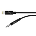 Belkin 3.5mm Audio Cable with Lightning Connector, Black,6 Feet
